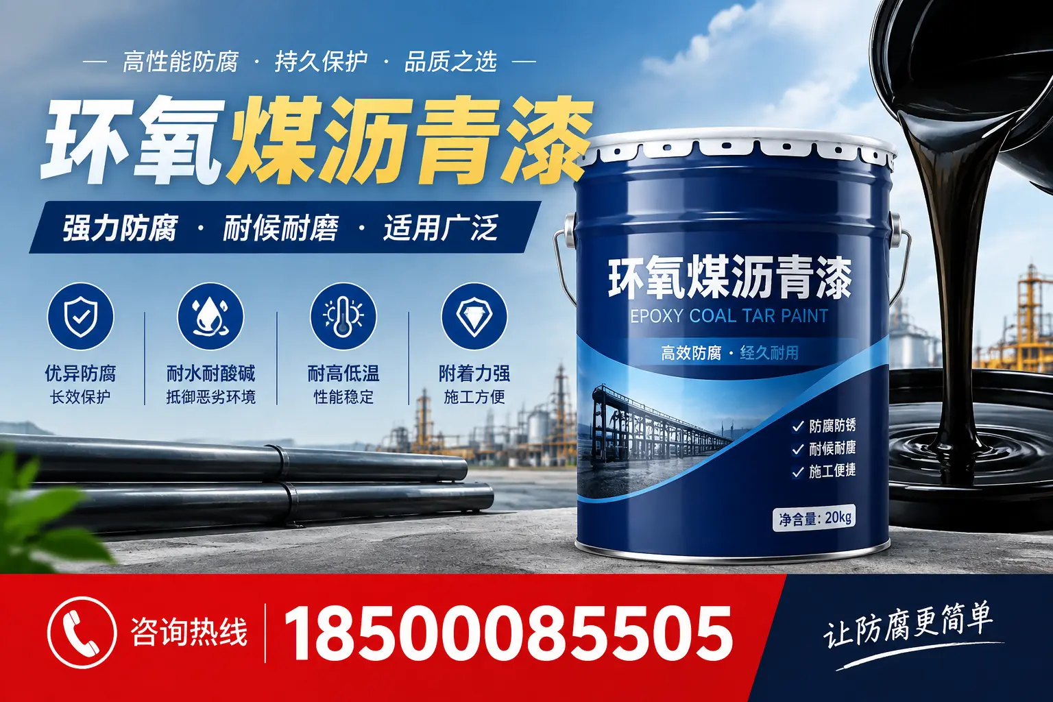 环氧煤沥青漆在不同气候条件下的表现分析，龙文适用性